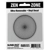 Sunburst Systems Decal Geometric Circle 2.75 in x 3.5 in, 12-Pack PK 6264
